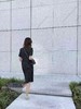 皮皮狗桑蚕丝翻领印花连衣裙2115220130 商品缩略图2