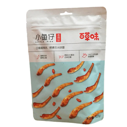 百草味小鱼仔香辣味105g 商品图0