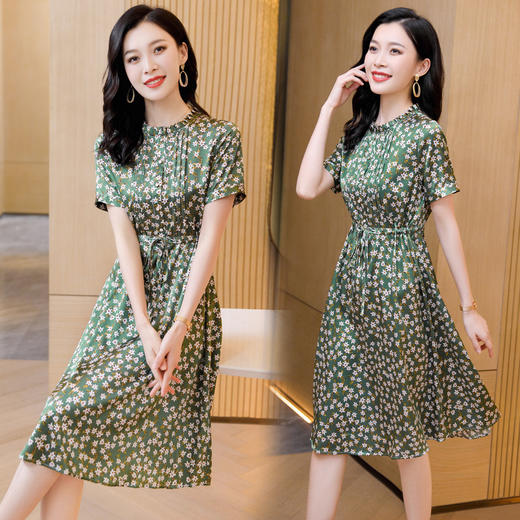 ASE-9326   印花气质韩版百塔女式连衣裙 商品图2