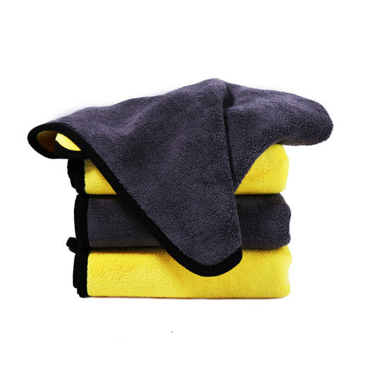 【柔软舒适 擦完速干】宠物用品狗狗猫咪洗澡浴巾纤维珊瑚绒双面加厚吸水毛巾大号 商品图4