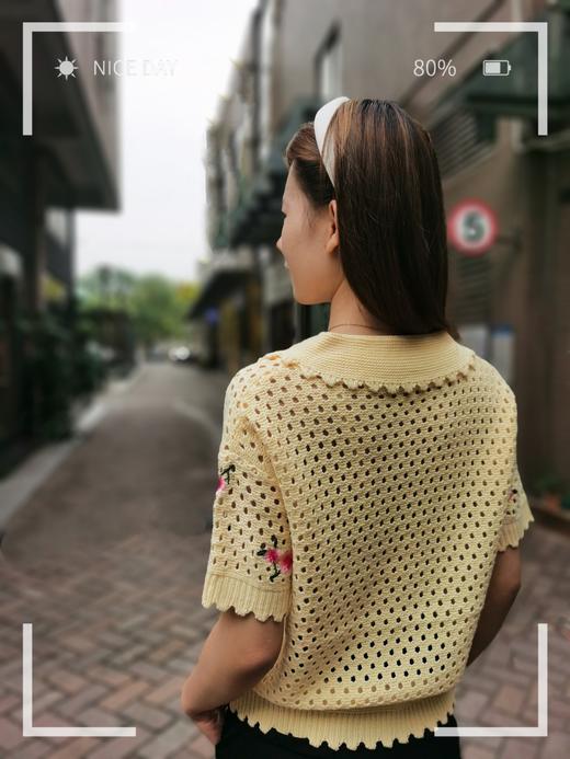 女镂空绣花上衣5911 商品图7