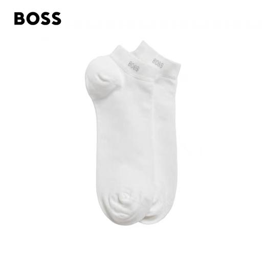 百货世界-HUGOBOSS雨果博斯男士经典款弹性面料短袜两双 商品图0