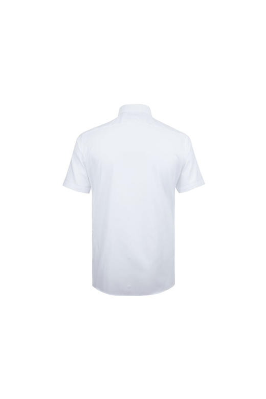 callisto白色棉混纺短袖衬衫  SPSTST01WH 商品图2
