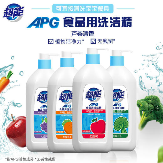 超能APG食品用洗洁精1.1kg*2瓶 商品图2