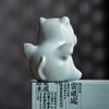 【以茶养虎，养一只属于自己的汝瓷小老虎】汝山明汝虎添翼香插茶宠摆件 | 虎禄双全茶器套组 商品缩略图2