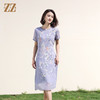 佐尔美夏季新款 桑蚕丝乔其真丝连衣裙女E12LS107 商品缩略图0
