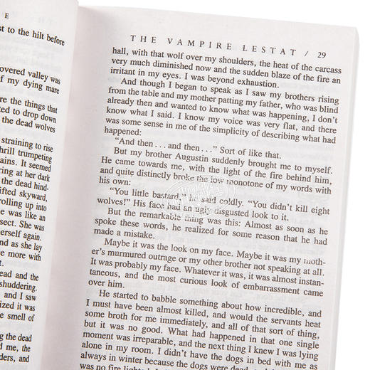 预售 【中商原版】吸血鬼史诗系列2 吸血鬼莱斯特 9分豆瓣 英文原版 The Vampire Chronicles #02: The Vampire Lestat Anne Rice 商品图3