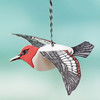 北京仓｜BlackBird LetterPress-Woodpecker-红面使者 立体贺卡［美国设计师］ 商品缩略图0
