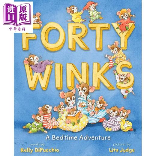 【中商原版】Forty Winks: A Bedtime Adventure 睡前冒险故事 英文原版 进口原版 4岁到8岁 精装儿童绘本 Kelly Dipucchio 商品图0