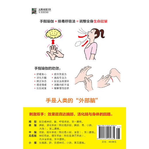 【心如健推荐】手指瑜伽：揉揉手指的神奇自愈力（升级版） 商品图1