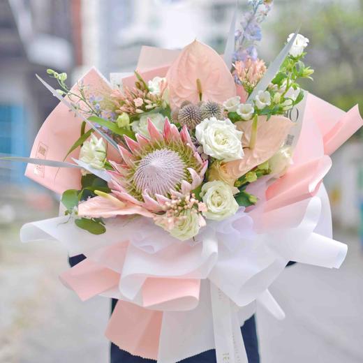 《女王的权杖》粉色帝王花束 商品图2