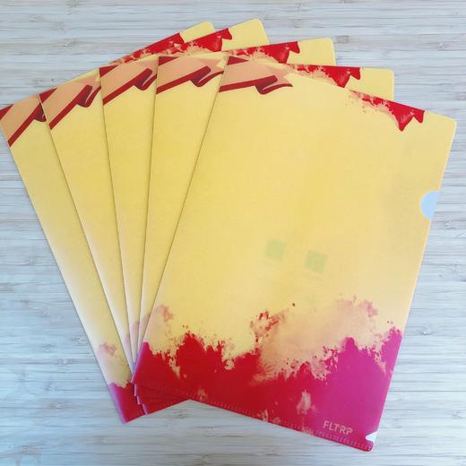 日/俄/德/法/西语创意单页文件夹(5个装) 商品图9