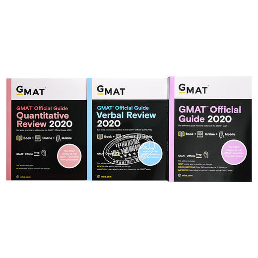 GMAT官方指南套装2020(含网上视频资源和练习题） GMAT Official Guide 2020 Bundle 英文原版  商品图1