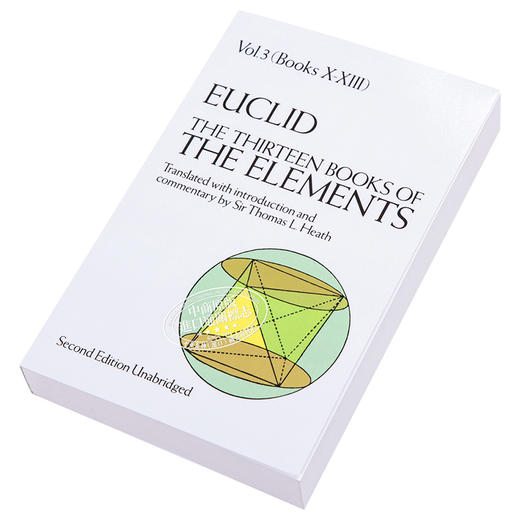 【中商原版】欧几里得：几何原本3 英文原版 The Thirteen Books of the Elements Vol.3 Euclid 商品图2