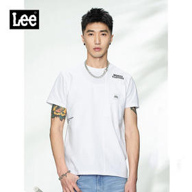 Lee商场同款 21春夏新品标准版型多色男短袖T恤L439214DRK14