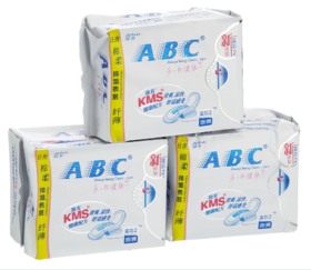 ABCk11用纤薄柔排湿卫生巾8片