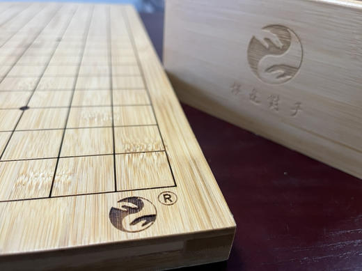 2厘米厚竹夹木双面棋盘（一面19路一面13路）或者（一面19路一面中国象棋。 商品图5