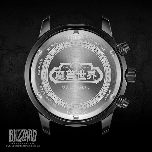 西铁城魔兽世界联名限量款光动能手表男女 CA7077-00L 商品图5