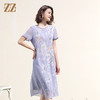 佐尔美夏季新款 桑蚕丝乔其真丝连衣裙女E12LS107 商品缩略图1