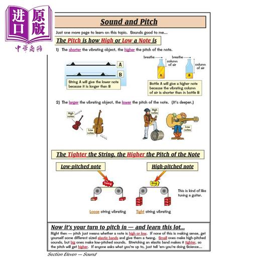 英国CGP原版 KS2 Science 科学 学习书 Study Book 问题书 小学3-6年级 科学学练套装2册 生物 物理 含答案 商品图3