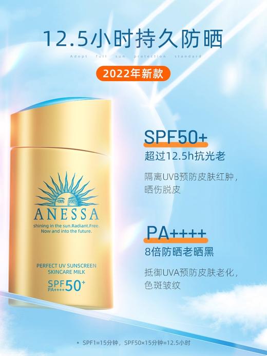 Z【预售】资生堂安耐晒面部身体防紫外线男女隔离小金瓶60ml/防晒喷雾 商品图3