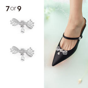 水滴蝴蝶结前扣