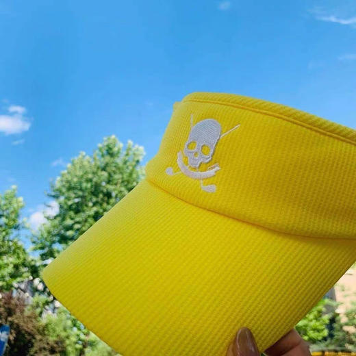 Chucuchu夏季新款高尔夫防晒糖果色无顶帽 商品图2