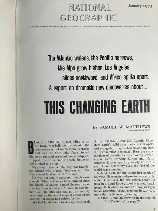 1973年上半年 国家地理杂志 约千幅彩色插图 精装16开 商品图2