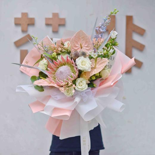 《女王的权杖》粉色帝王花束 商品图5