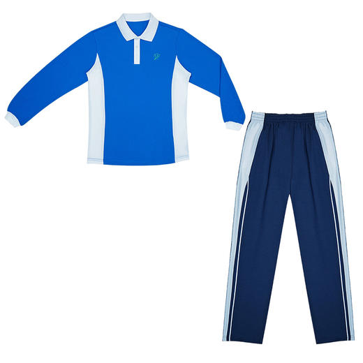 深圳校服中学生生夏季秋季运动服套装 商品图3
