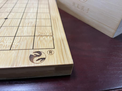 2厘米厚竹夹木双面棋盘（一面19路一面13路）或者（一面19路一面中国象棋。 商品图2