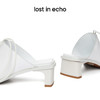 lost in echo  不无聊凉鞋系列 方头穿绳绑带高跟凉拖穆勒鞋 商品缩略图3