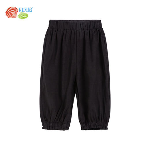 贝贝怡夏季儿童薄款休闲裤新款女童七分防蚊裤清凉时尚裤子222K2378
 商品图5