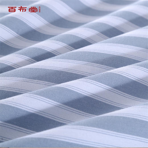 （乡村振兴商品）百布堂纯棉四件套美梦X3-灰条 商品图1