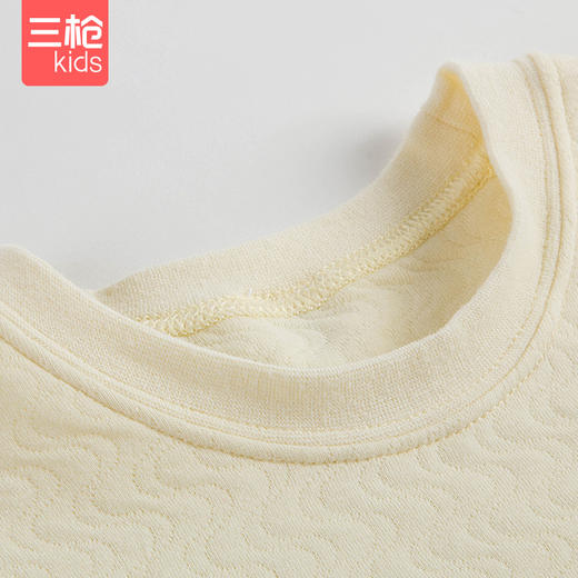 Threegun三枪 【暖棉】女童圆领儿童保暖内衣套装-28820D111 商品图4