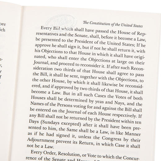 【中商原版】LBS:  127 The Constitution of the United States 英文原版 小黑书: 127 美利坚合众国宪法 商品图3
