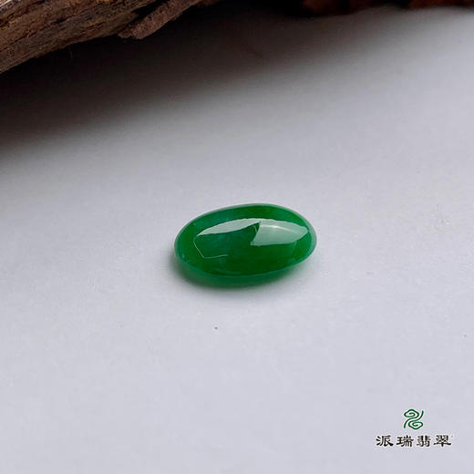 派瑞翡翠 翡翠戒面 冰种 绿色 商品图2