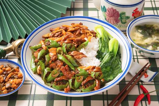 美丽市场-喜码盖码饭-辣椒炒肉 商品图0