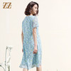 佐尔美夏季新款 桑蚕丝乔其真丝连衣裙女E12LS102 商品缩略图4