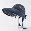 JC-F2-M1663（菱形洞洞空顶草帽）精品帽韩国女夏天新款透气菱形洞洞大沿空顶帽子休闲百搭沙滩帽 商品缩略图7