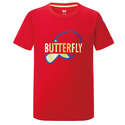 蝴蝶Butterfly CHD-806 儿童运动T恤 圆领衫 四色可选 商品图3