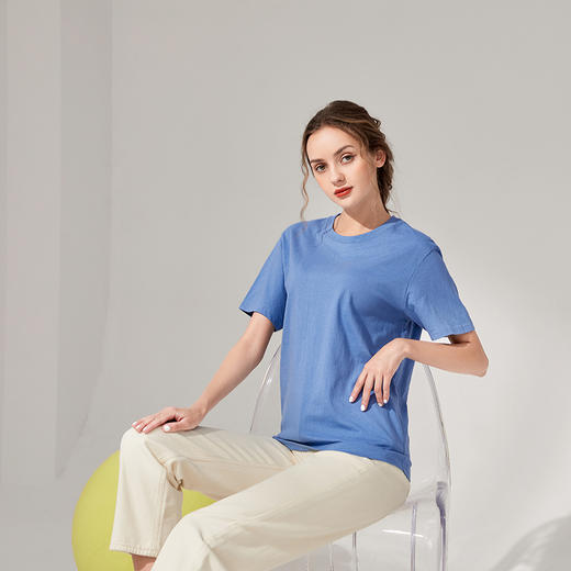 【挺阔有型】FunFashionShow男女同款纯棉T恤  2件 商品图2