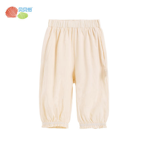 贝贝怡夏季儿童薄款休闲裤新款女童七分防蚊裤清凉时尚裤子222K2378
 商品图6