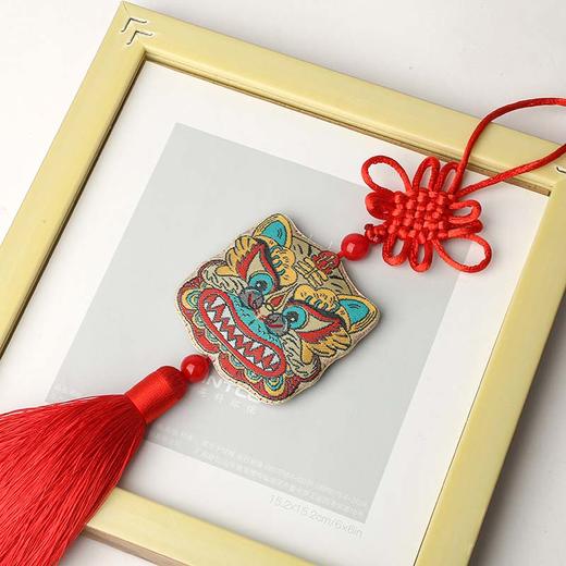 SAINTJOY/上久楷宋锦潮虎挂件 商品图3