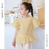 【设计师款蓬蓬袖】龙之涵荷叶摆蓬蓬袖短袖上衣  高支盐缩工艺 全棉 女童荷叶摆短袖上衣 商品缩略图1