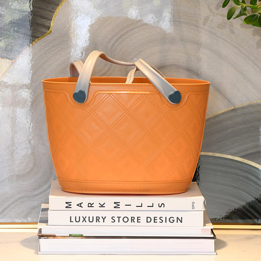 润跃-编织纹手提篮 大小2个组合套装 商品图0