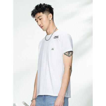 Lee商场同款 21春夏新品标准版型多色男短袖T恤L439214DRK14 商品图3