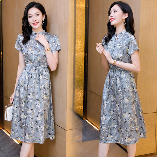 ASE-9316气质时尚韩版百塔女式连衣裙 商品图0