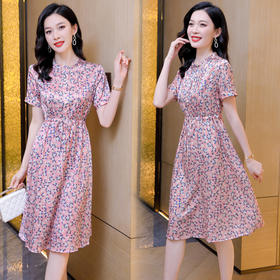 ASE-9326   印花气质韩版百塔女式连衣裙
