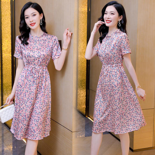 ASE-9326   印花气质韩版百塔女式连衣裙 商品图0